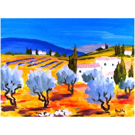 Gouache de Balta: Provence